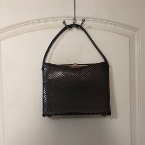 Life Stride Shimmering Black Shoulder Bag